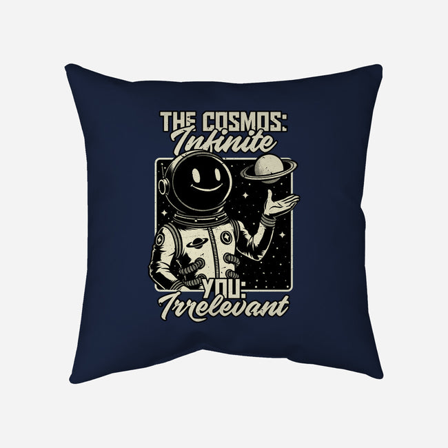 Irrelevant Sassy Astronaut-None-Removable Cover w Insert-Throw Pillow-Studio Mootant