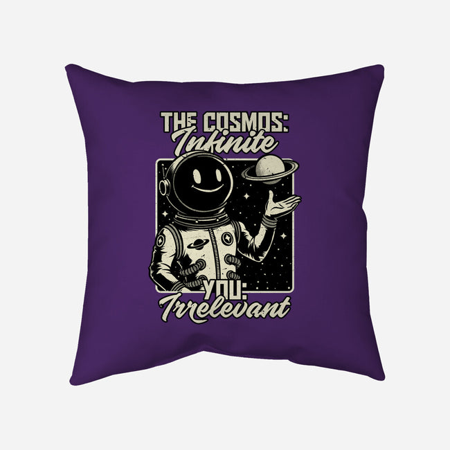 Irrelevant Sassy Astronaut-None-Removable Cover w Insert-Throw Pillow-Studio Mootant