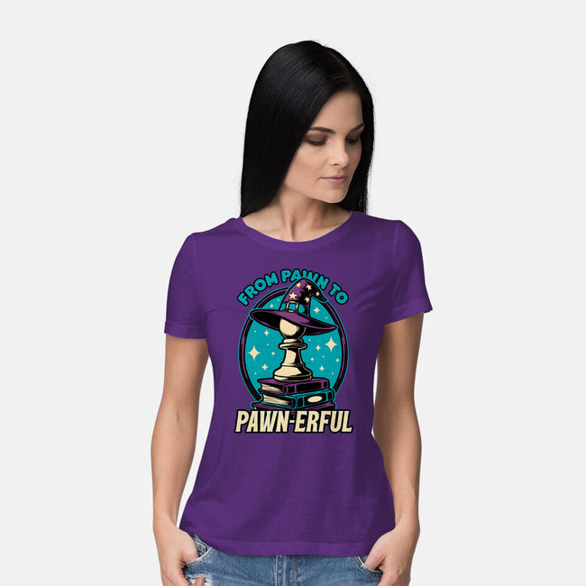 Wizard Pawn-Womens-Basic-Tee-Studio Mootant