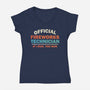 Official Fireworks Technician-Womens-V-Neck-Tee-kg07