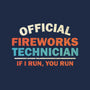 Official Fireworks Technician-Mens-Basic-Tee-kg07