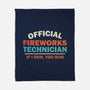 Official Fireworks Technician-None-Fleece-Blanket-kg07
