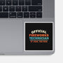 Official Fireworks Technician-None-Glossy-Sticker-kg07