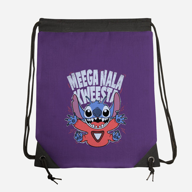 Bad Word Alien-None-Drawstring-Bag-Studio Mootant