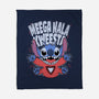 Bad Word Alien-None-Fleece-Blanket-Studio Mootant
