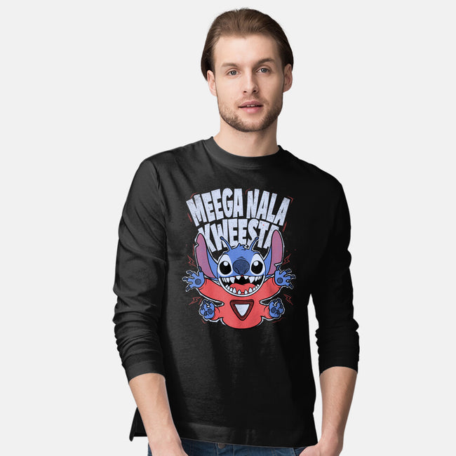 Bad Word Alien-Mens-Long Sleeved-Tee-Studio Mootant