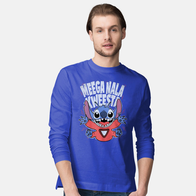Bad Word Alien-Mens-Long Sleeved-Tee-Studio Mootant