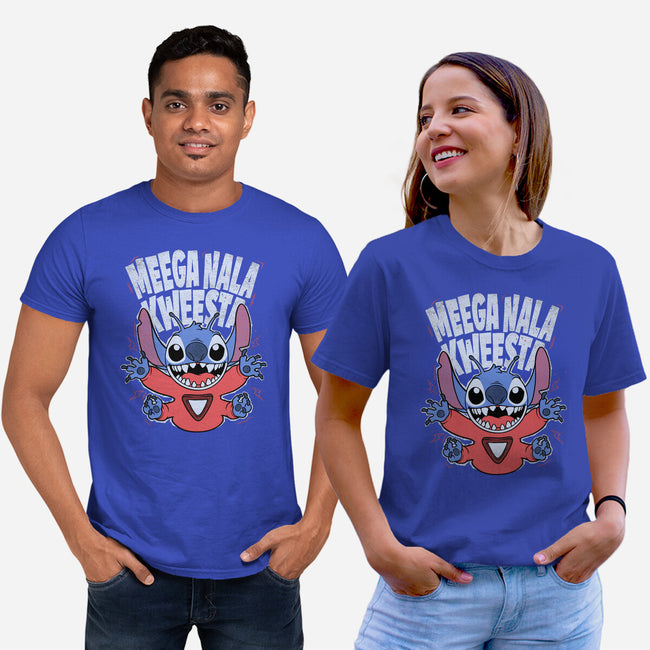 Bad Word Alien-Unisex-Basic-Tee-Studio Mootant