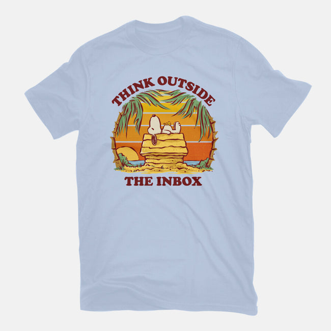 Think Outside The Inbox-Womens-Basic-Tee-kg07
