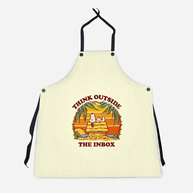 Think Outside The Inbox-Unisex-Kitchen-Apron-kg07