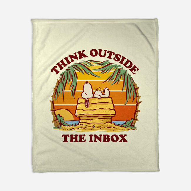 Think Outside The Inbox-None-Fleece-Blanket-kg07