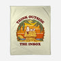 Think Outside The Inbox-None-Fleece-Blanket-kg07