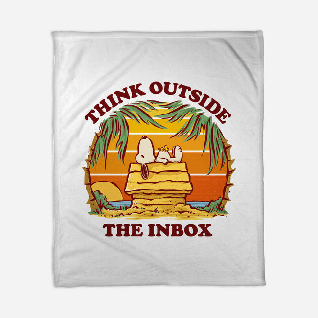 Think Outside The Inbox-None-Fleece-Blanket-kg07