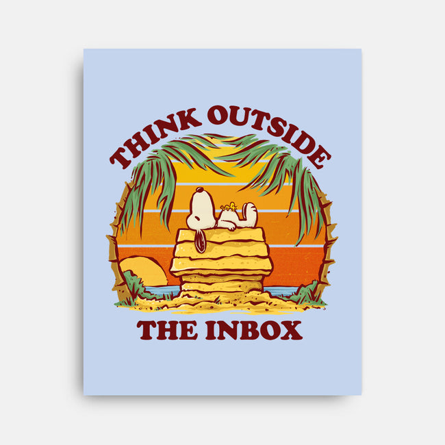 Think Outside The Inbox-None-Stretched-Canvas-kg07