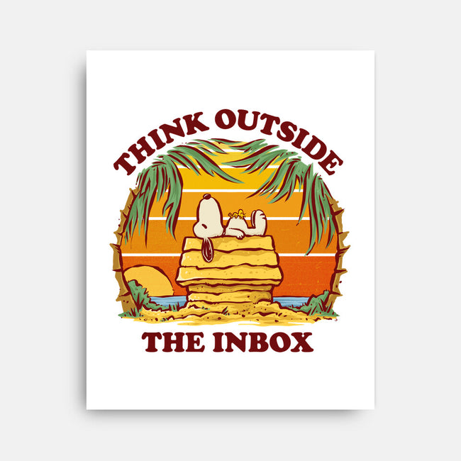 Think Outside The Inbox-None-Stretched-Canvas-kg07