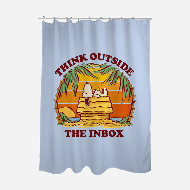 Think Outside The Inbox-None-Polyester-Shower Curtain-kg07