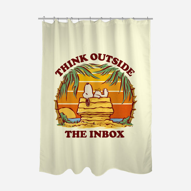 Think Outside The Inbox-None-Polyester-Shower Curtain-kg07