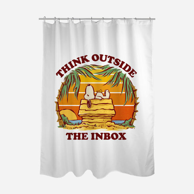 Think Outside The Inbox-None-Polyester-Shower Curtain-kg07