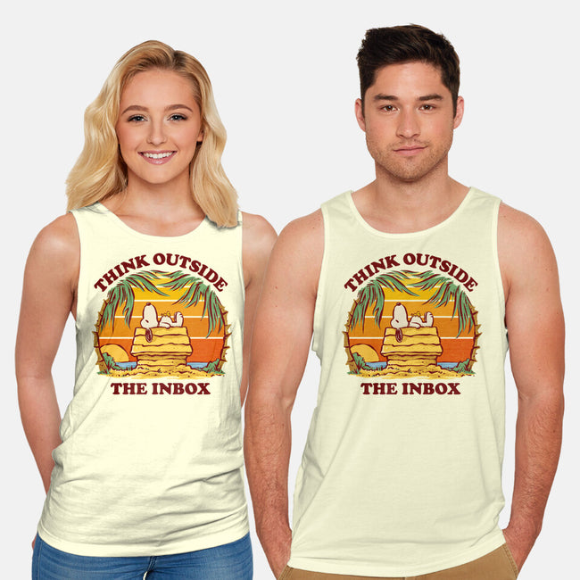 Think Outside The Inbox-Unisex-Basic-Tank-kg07