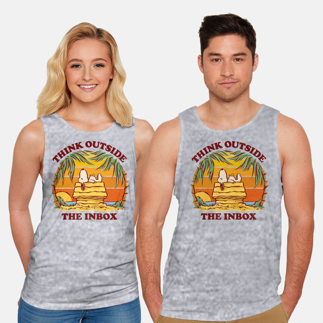 Think Outside The Inbox-Unisex-Basic-Tank-kg07