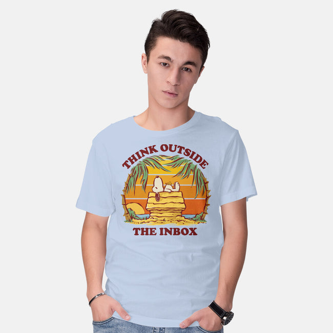 Think Outside The Inbox-Mens-Basic-Tee-kg07