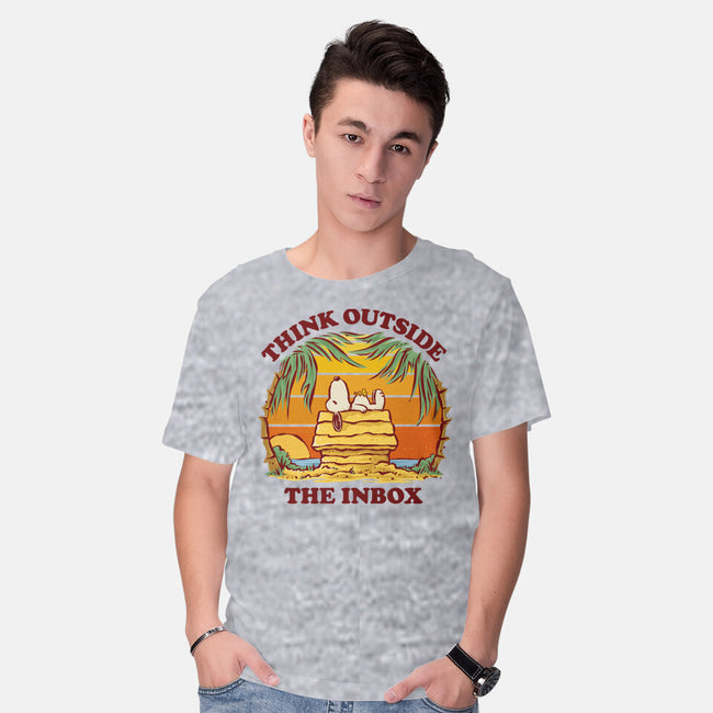 Think Outside The Inbox-Mens-Basic-Tee-kg07