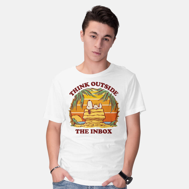 Think Outside The Inbox-Mens-Basic-Tee-kg07