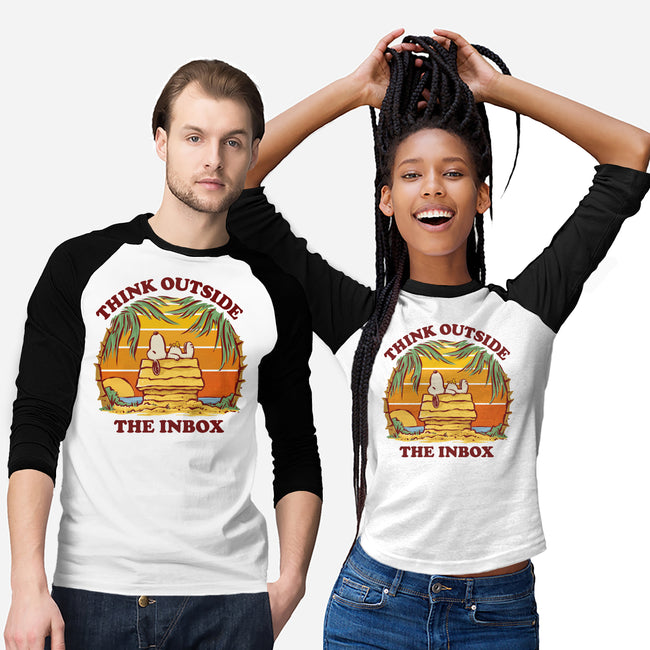 Think Outside The Inbox-Unisex-Baseball-Tee-kg07