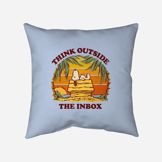 Think Outside The Inbox-None-Removable Cover w Insert-Throw Pillow-kg07