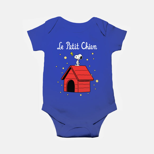 Le Petit Chien-Baby-Basic-Onesie-Barbadifuoco