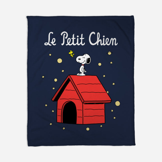 Le Petit Chien-None-Fleece-Blanket-Barbadifuoco