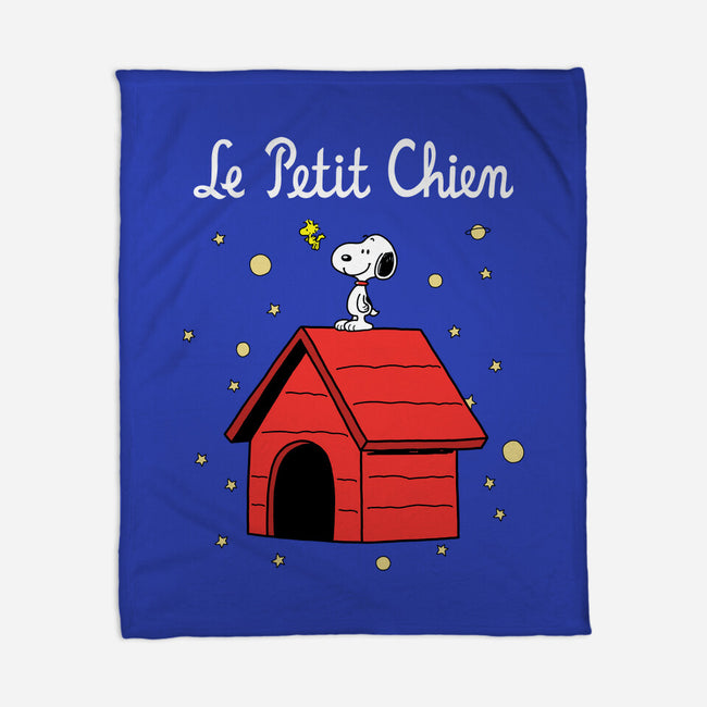 Le Petit Chien-None-Fleece-Blanket-Barbadifuoco