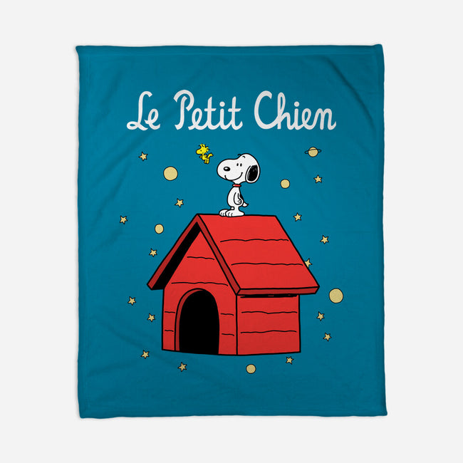 Le Petit Chien-None-Fleece-Blanket-Barbadifuoco