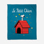 Le Petit Chien-None-Fleece-Blanket-Barbadifuoco