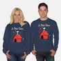 Le Petit Chien-Unisex-Crew Neck-Sweatshirt-Barbadifuoco