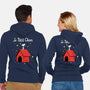 Le Petit Chien-Unisex-Zip-Up-Sweatshirt-Barbadifuoco