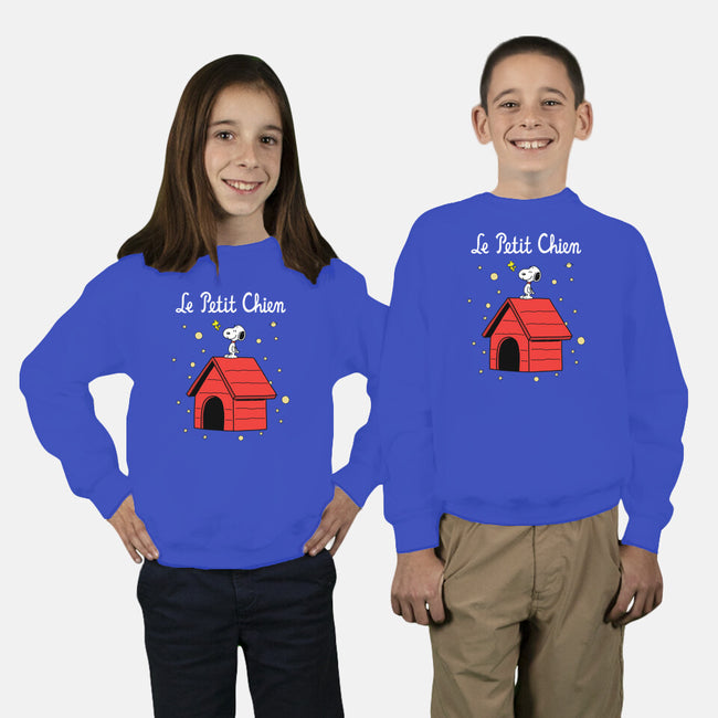 Le Petit Chien-Youth-Crew Neck-Sweatshirt-Barbadifuoco