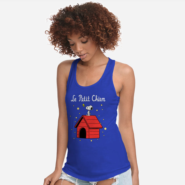 Le Petit Chien-Womens-Racerback-Tank-Barbadifuoco