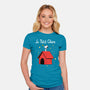 Le Petit Chien-Womens-Fitted-Tee-Barbadifuoco