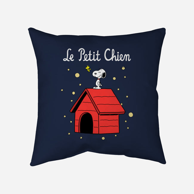 Le Petit Chien-None-Removable Cover w Insert-Throw Pillow-Barbadifuoco