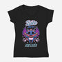 Bite First-Womens-V-Neck-Tee-FunkVampire