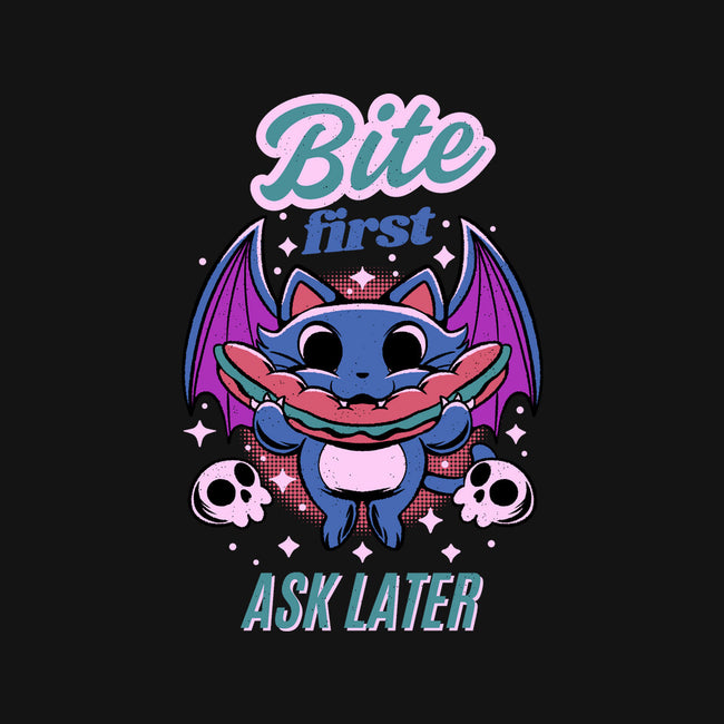 Bite First-Unisex-Pullover-Sweatshirt-FunkVampire