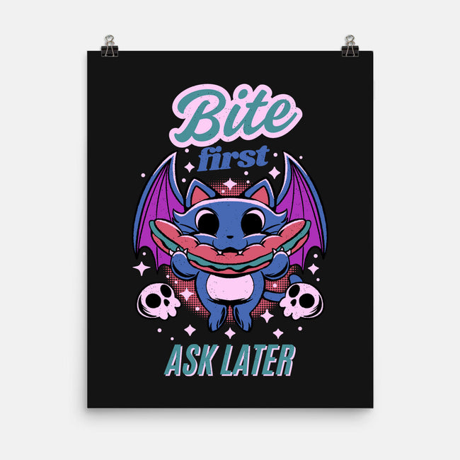 Bite First-None-Matte-Poster-FunkVampire