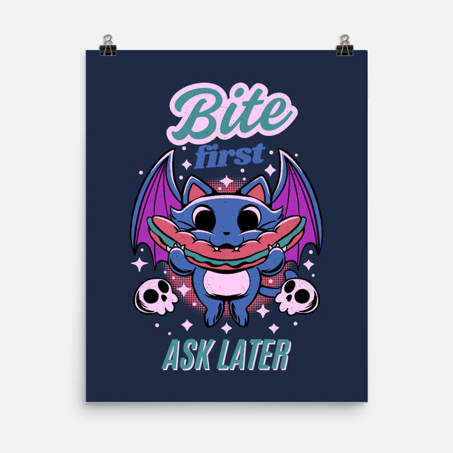 Bite First-None-Matte-Poster-FunkVampire