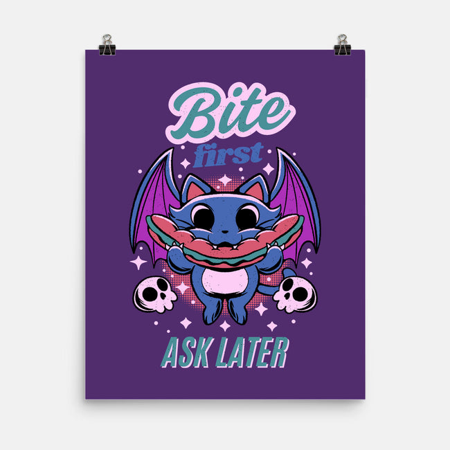 Bite First-None-Matte-Poster-FunkVampire