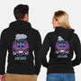 Bite First-Unisex-Zip-Up-Sweatshirt-FunkVampire