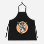 The Legend Of Karate Sloth-Unisex-Kitchen-Apron-glitchygorilla