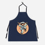 The Legend Of Karate Sloth-Unisex-Kitchen-Apron-glitchygorilla