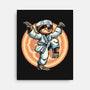 The Legend Of Karate Sloth-None-Stretched-Canvas-glitchygorilla