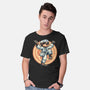 The Legend Of Karate Sloth-Mens-Basic-Tee-glitchygorilla